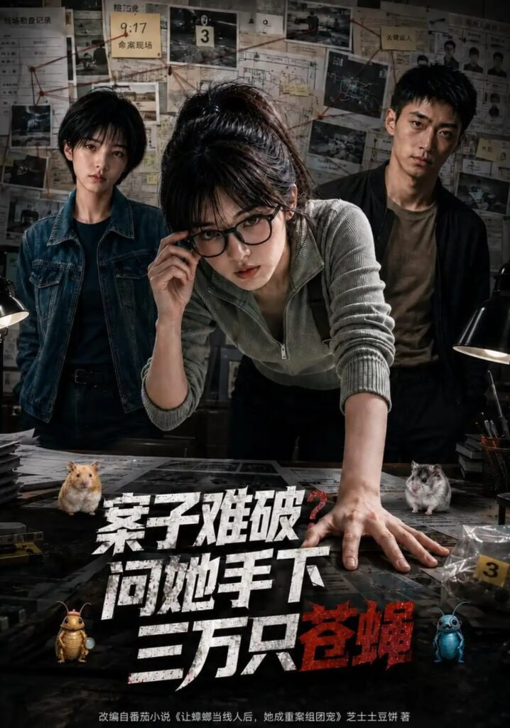 案子难破:问她手下三万只苍蝇
