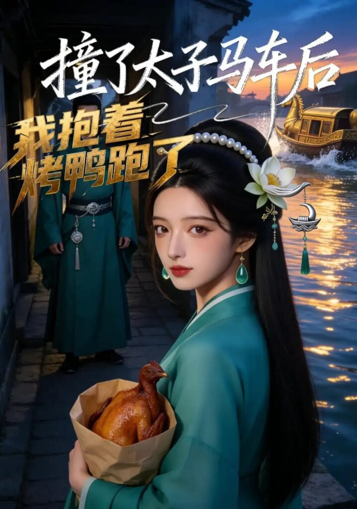 撞了太子马车后,我抱着烤鸭跑了