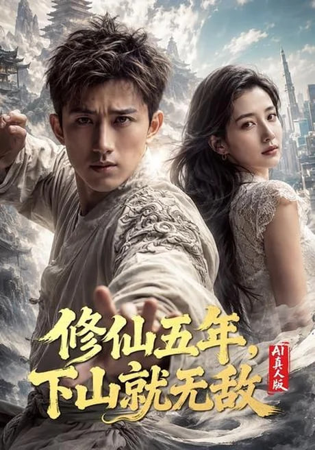 修仙五年，下山就无敌 AI 真人版海报