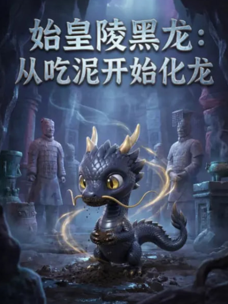 始皇陵黑龙：从吃泥开始化龙