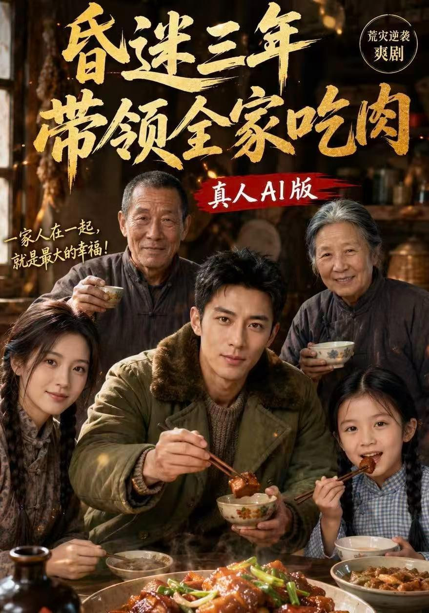昏迷三年带领全家吃肉