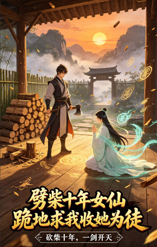 劈柴十年女仙跪地求我收她为徒