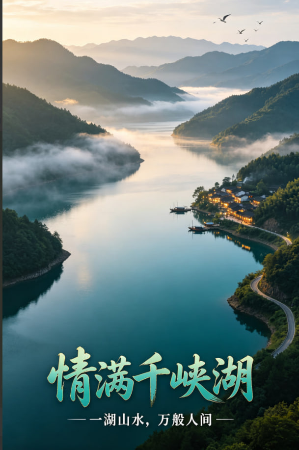 情满千峡湖