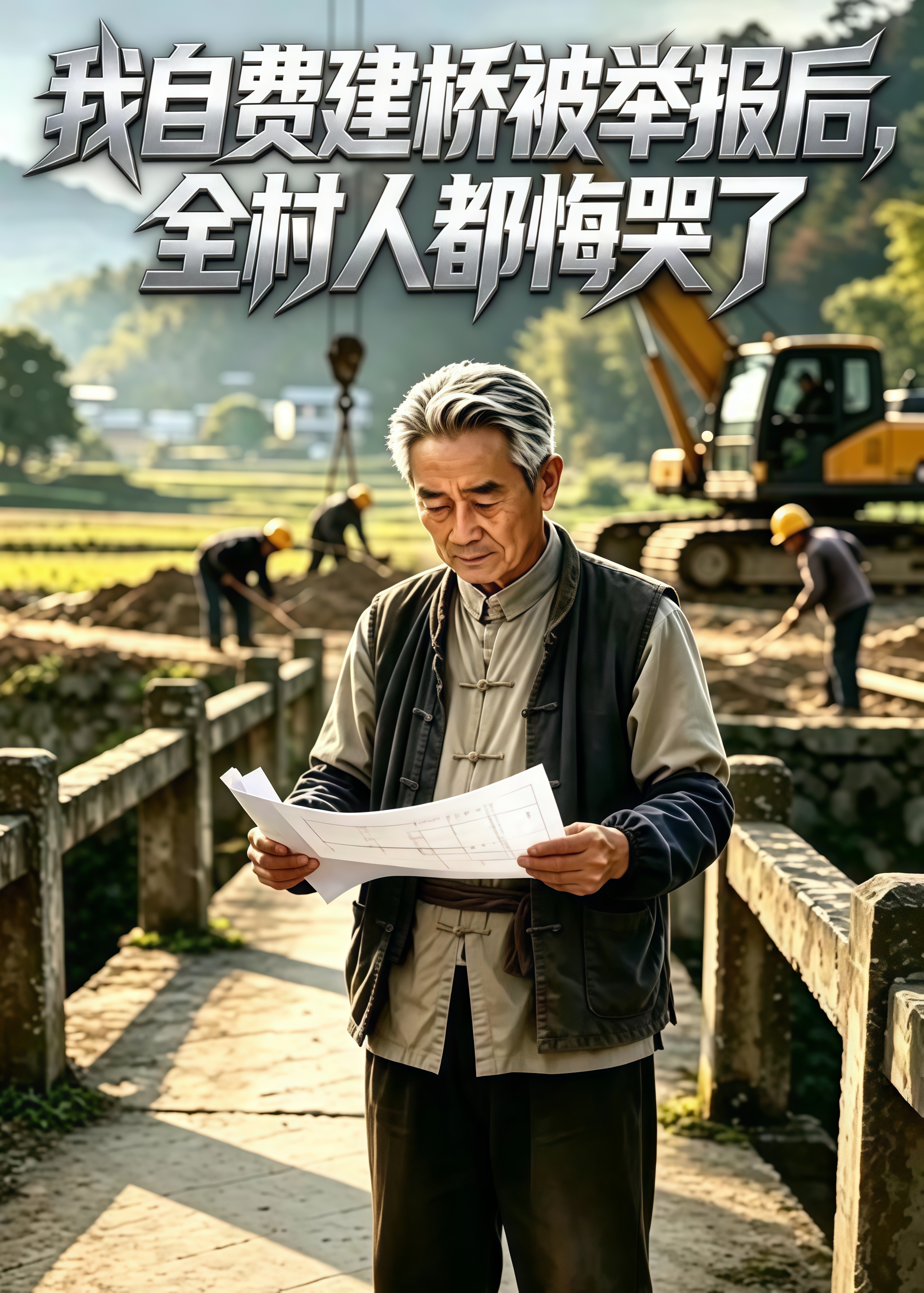 我自费建桥被举报后全村人都悔哭了