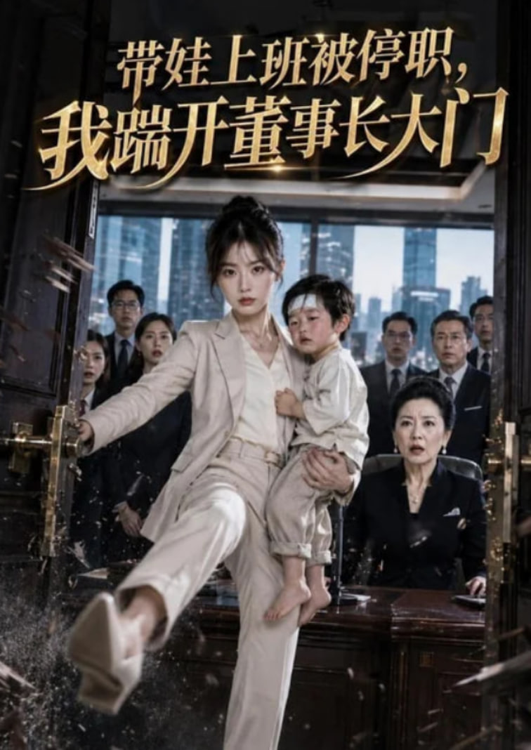 带娃上班被停职，我踹开董事长大门