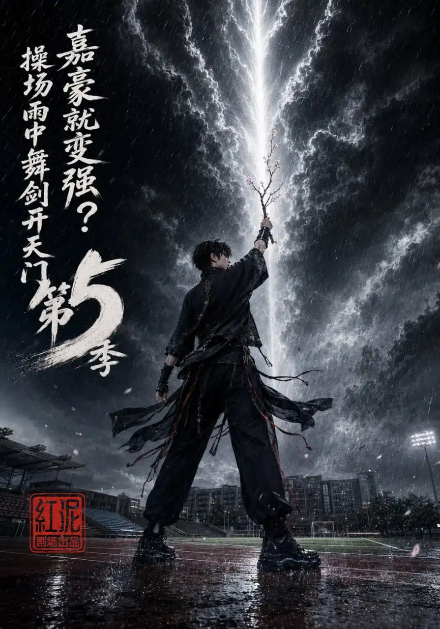 嘉豪就变强？操场雨中舞剑开天门第5季