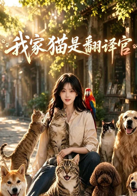 我家猫是翻译官 AI漫剧海报