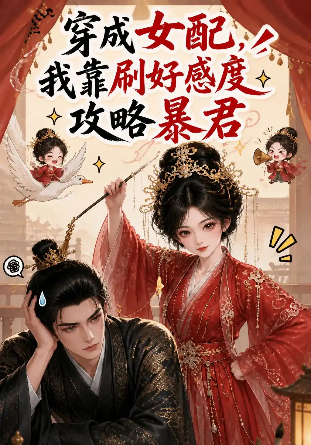 穿成女配，我靠刷好感度攻略暴君的封面图